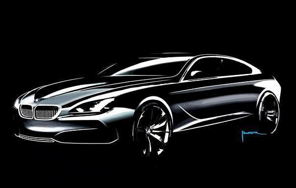 BMW Concept Gran Coupé, Designzeichnung 